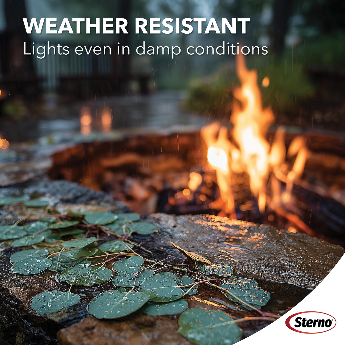 Sterno 144-count value pack ideal for frequent indoor or outdoor fires.