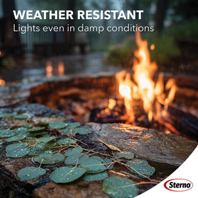 Sterno 144-count value pack ideal for frequent indoor or outdoor fires.