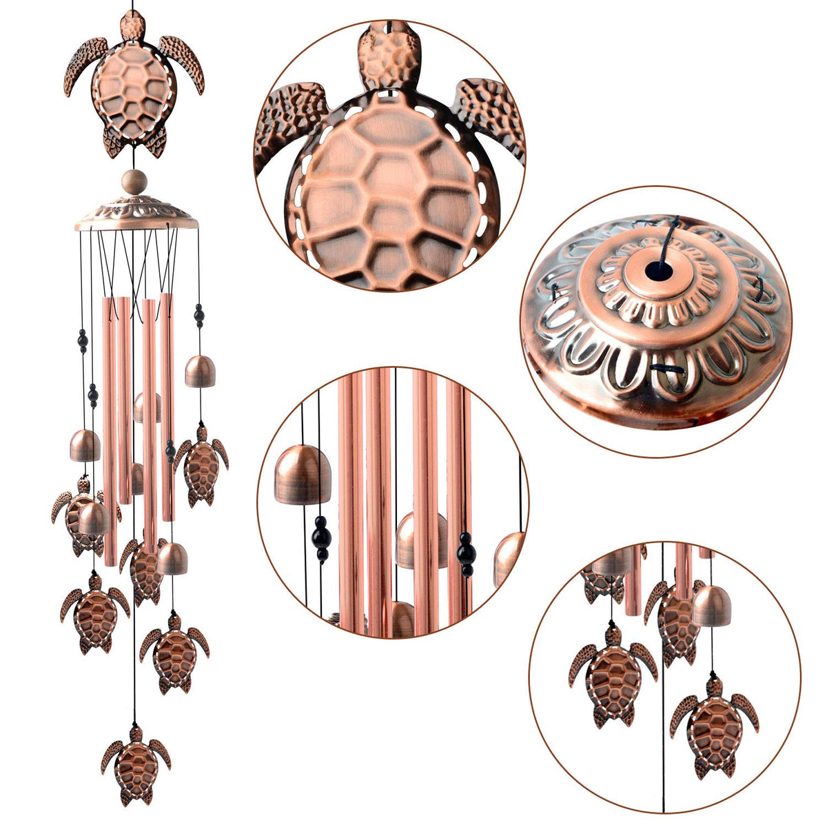 STF Sea Turtle wind chimes make a thoughtful garden or home gift