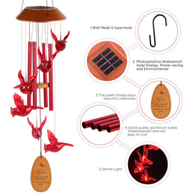 STF ShangTianFeng indoor use wind chimes create romantic room glow