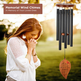 STF Sympathy Wind Chimes install easily, bringing lasting outdoor musical charm