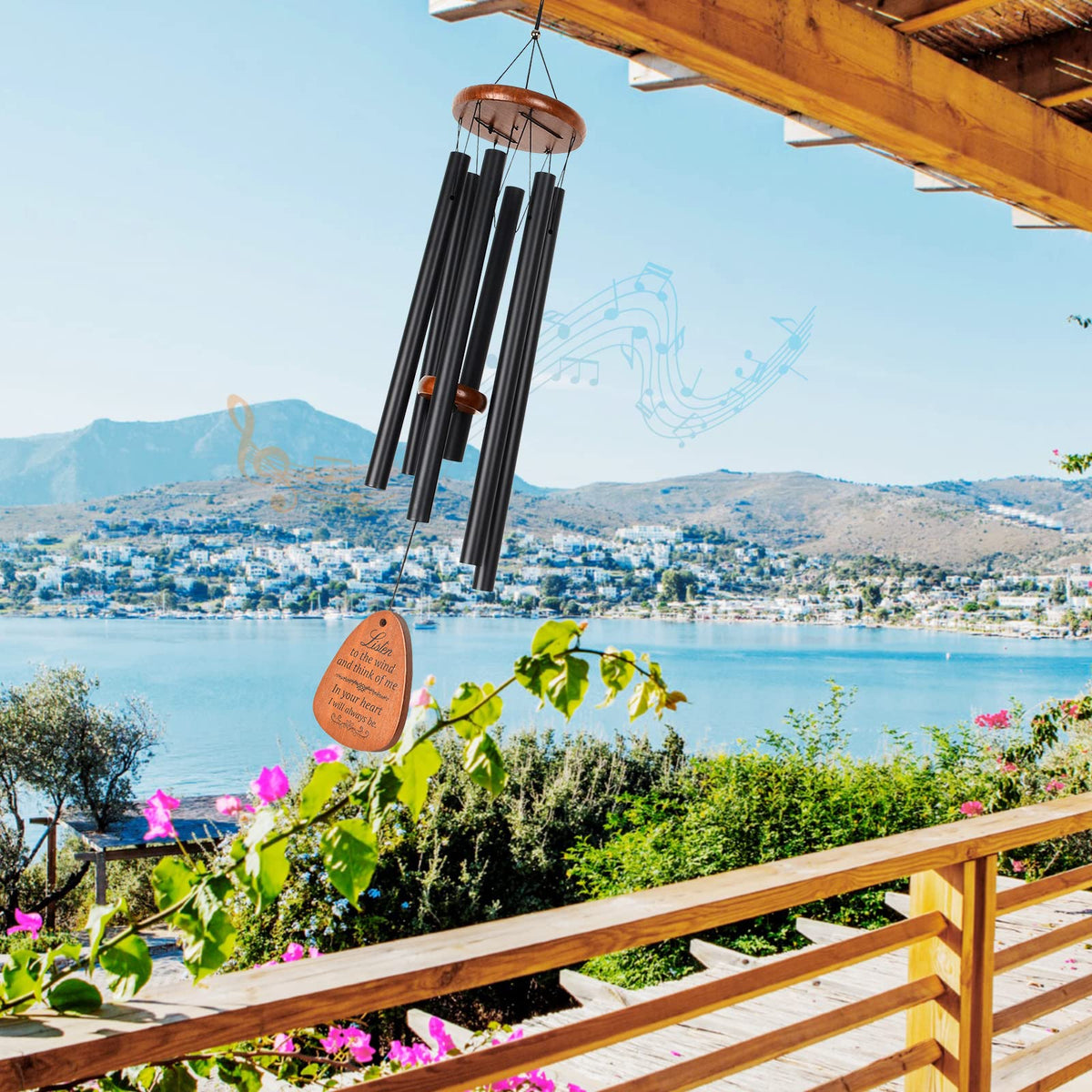 Lightweight STF wind chimes make a perfect gift for outdoor spaces.