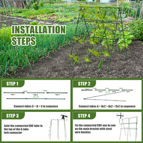 STFALI climbing plants support for cucumbers and tomatoes