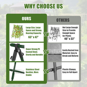 STFALI easy-assembly trellis with no tools required