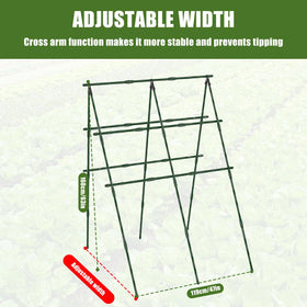 STFALI PE-coated steel trellis shows durable outdoor plant support
