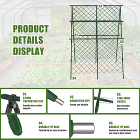 STFALI space-saving garden trellis reusable for seasonal gardening