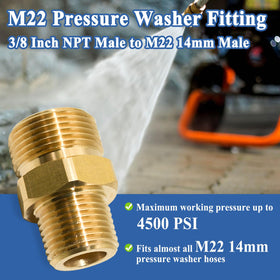 Sthangbig 3/8 NPT to M22 adapter demonstrates versatile coupling.