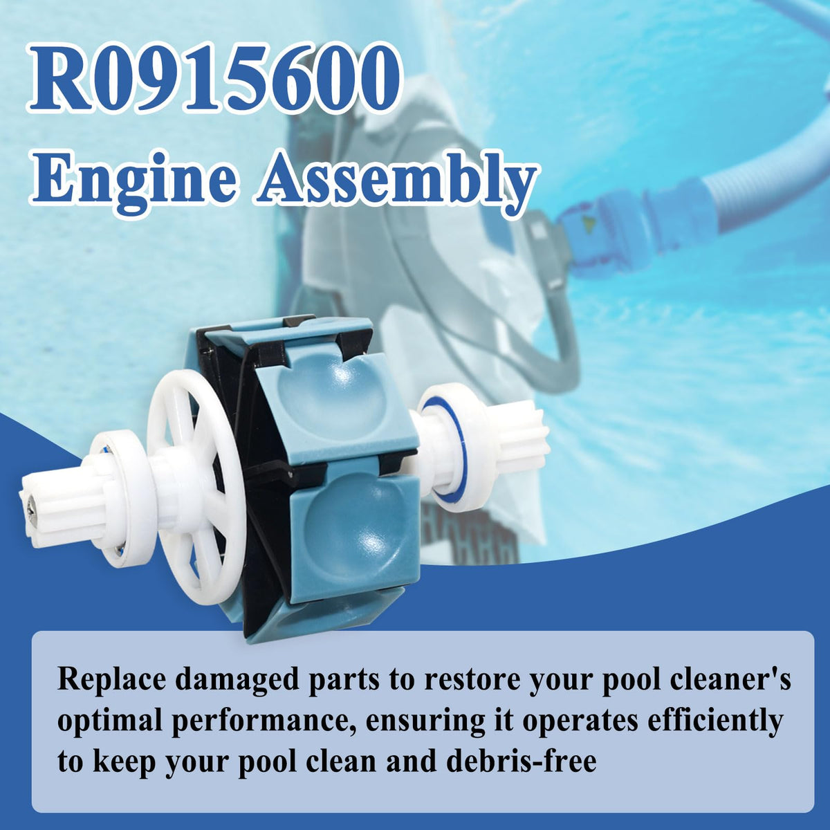 Sthangbig corrosion-resistant plastic body endures harsh pool environments with less replacement.
