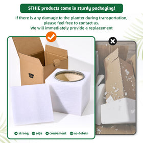 STHIE ceramic planter makes a thoughtful gift for gardeners and decor lovers.