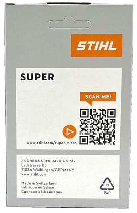 Genuine Stihl chain designed for reliable fit with compatible saws