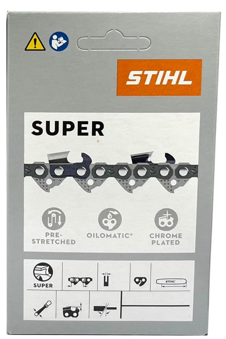 Stihl 26RS 74 chain on 18-inch bar, rapid super for fast cuts