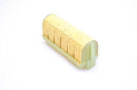 Stihl flocked air filter designed for 021/023/025 models to trap dust effectively.