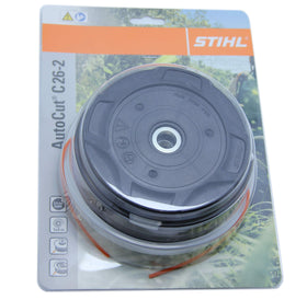 Stihl AutoCut C 26-2 compatible head connects with Stihl trimmers to reduce downtime.
