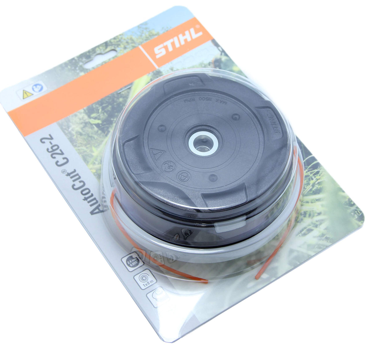 Stihl AutoCut C 26-2 trimmer head durability designed for frequent use.
