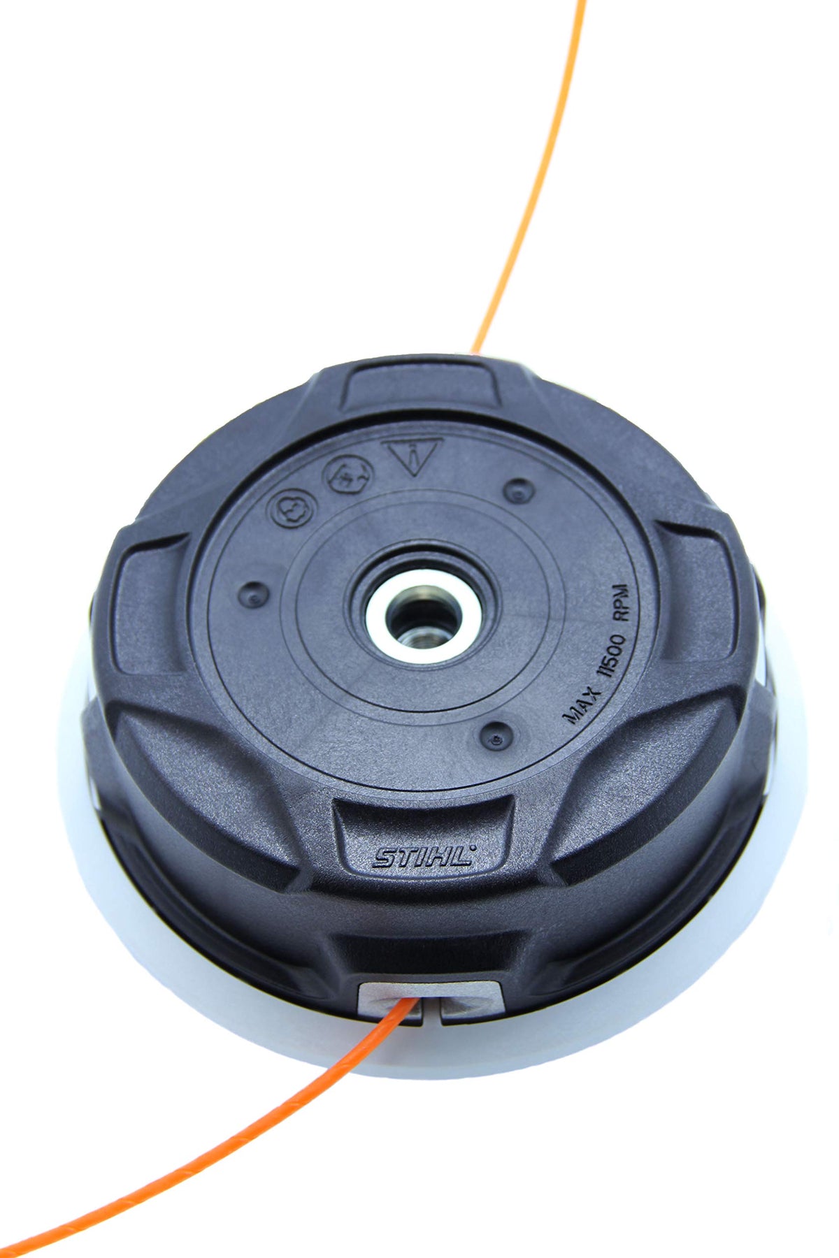 Stihl AutoCut C 26-2 head in use delivers precise edge results.