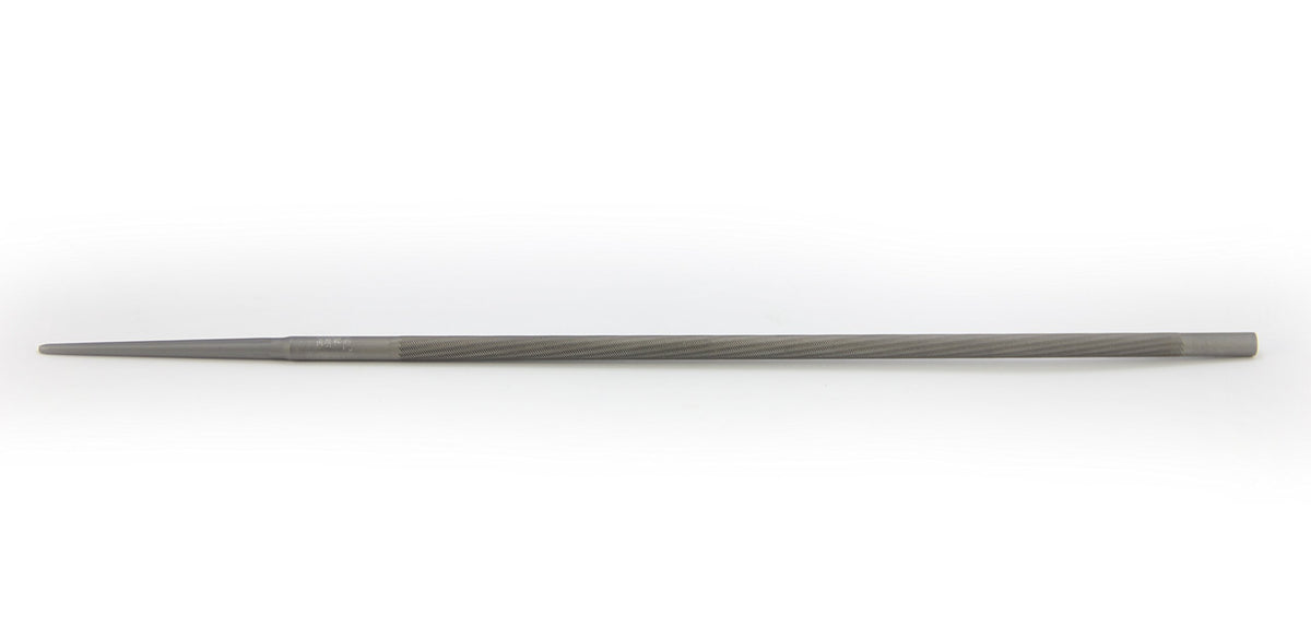 Stihl clear markings aid depth and angle control during sharpening.