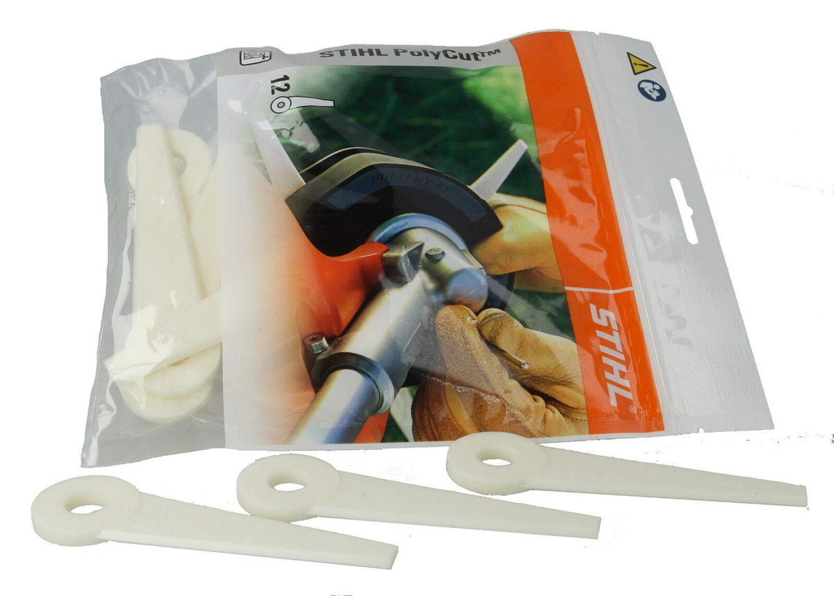 Stihl flail trimmer head blades 12-pack for easy lawn maintenance