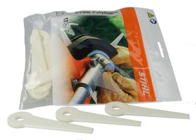 Stihl flail trimmer head blades 12-pack for easy lawn maintenance