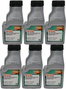 STIHL Oil Mix Ultra 1-Gallon pack front label showing high-performance two-cycle lubrication.