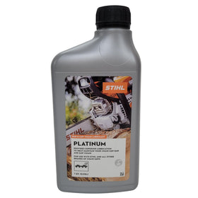 Stihl Platinum bar and chain lubricant bottle pour for high-speed cutting