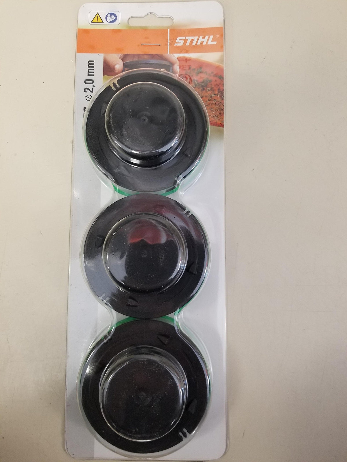 Stihl replacement heads for FSA56; three-pack for quick, reliable trimming