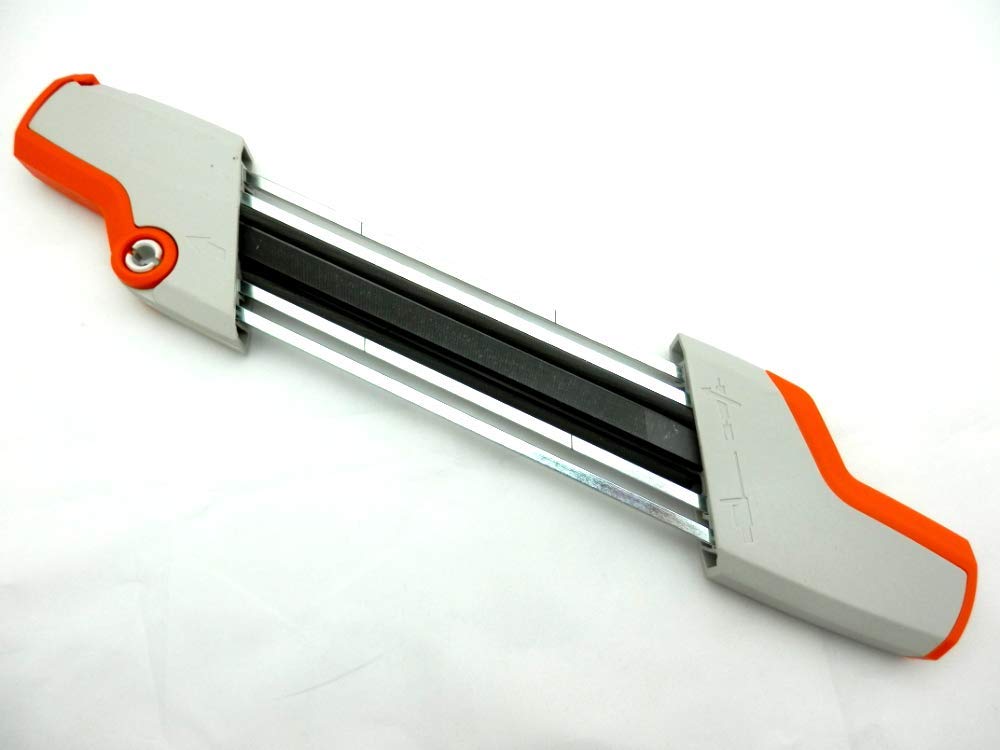Stihl safe grip design closeup for confident tool handling