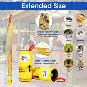 Stingmon 2-in-1 fly catcher with natural scent attracts flies without odor.