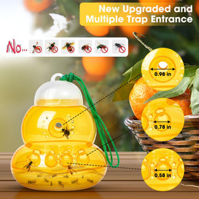 Stingmon carpenter bee trap outdoors promotes garden peace and less buzzing