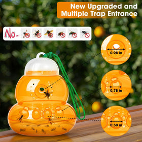 Stingmon carpenter bee trap outdoor design with bait options