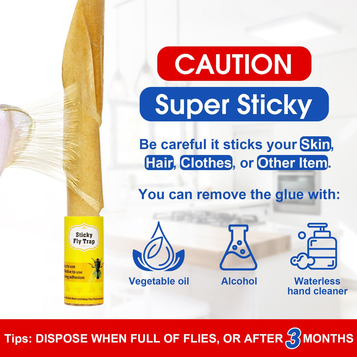 Stingmon fruit fly and gnat trap helps reduce activity in kitchens and pantries.