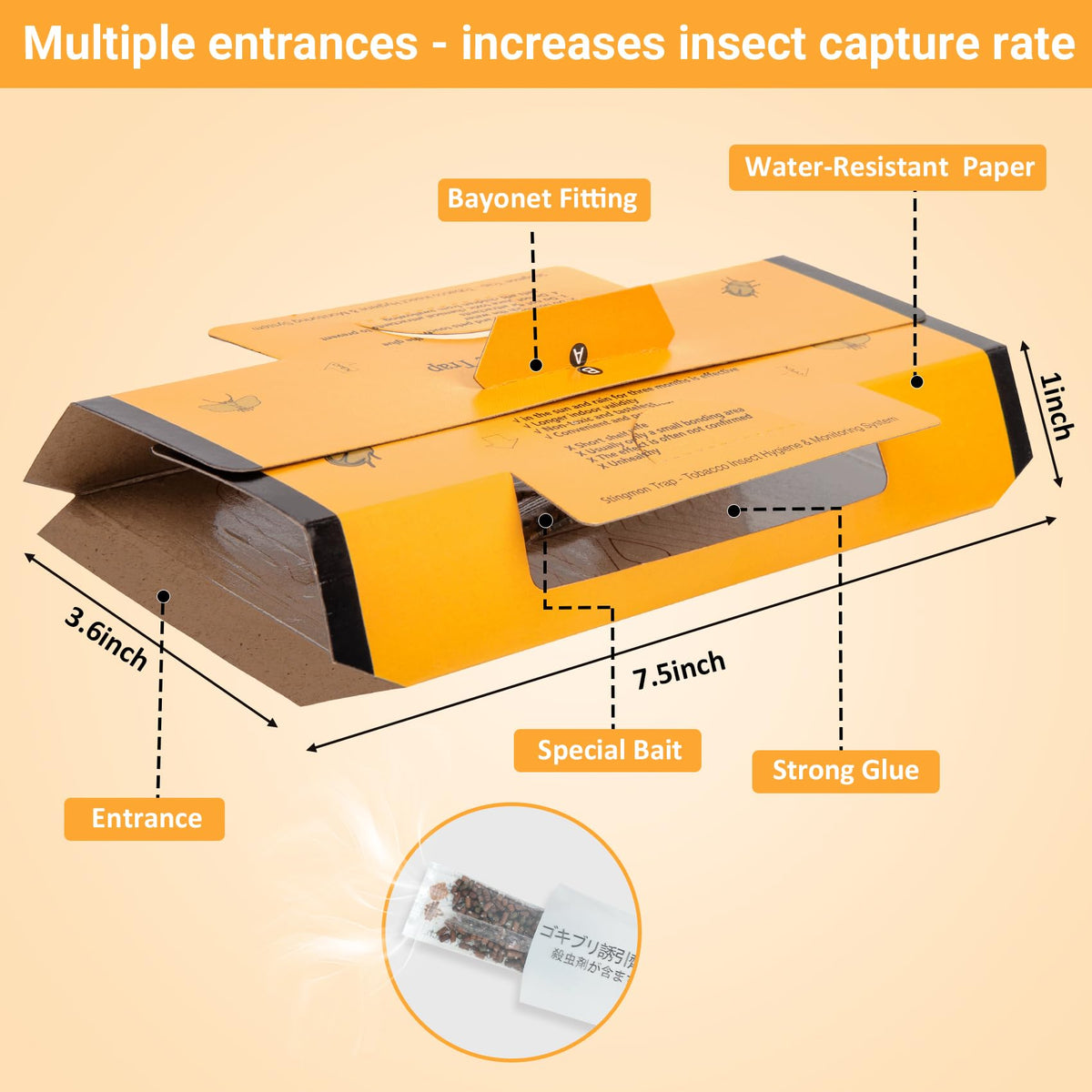 Stingmon non-toxic roach traps safe for family spaces.