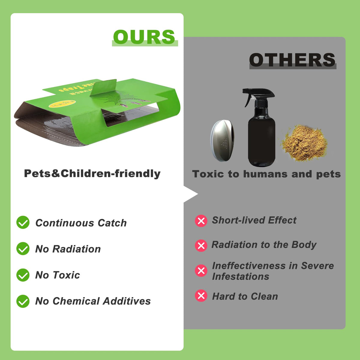 Stingmon roach traps provide reliable pest control options.