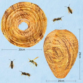 Stingmon three-pack nest decoys protect gardens and decks from yellow jackets
