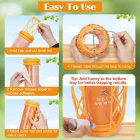 Stingmon nest-inspired trap design attracts wasps effectively