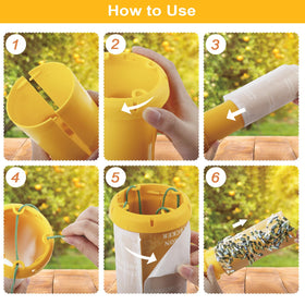 Stingmon Weatherproof Wasps Trap endures rain and sun outdoors