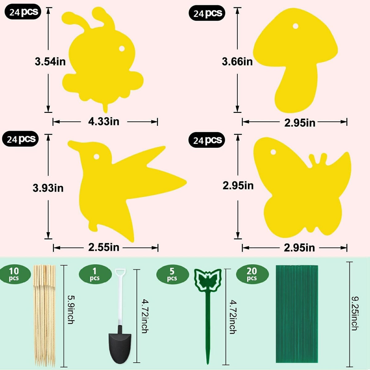 Stingmon yellow sticky trap closeup shows strong adhesive for pest capture