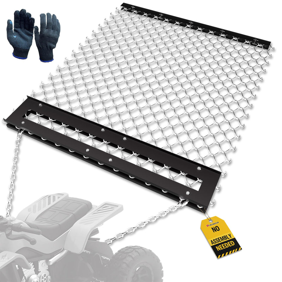 STIRLINGEAR 4x5 drag harrow, fully assembled for immediate use