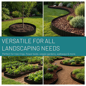 STIRLINGEAR defines mulch paths and gravel walkways with neat containment