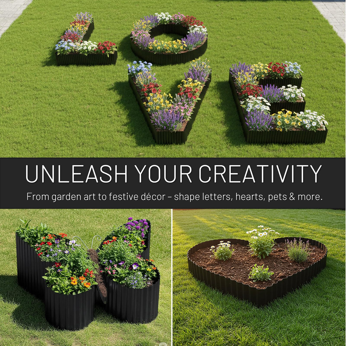 STIRLINGEAR border roll for flowers and pathways in landscape design.