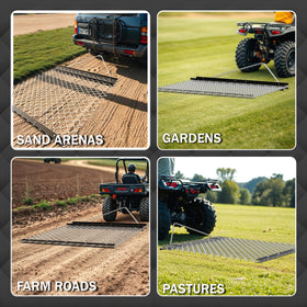 STIRLINGEAR drag harrow used for field aeration and seed prep