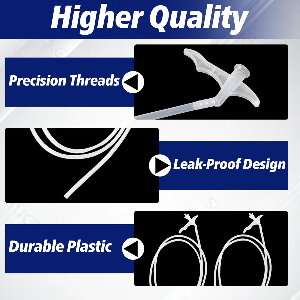 Stitokg universal long reach hose helps cover large surfaces efficiently.
