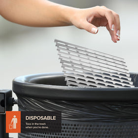 Stock Your Home liners used at an outdoor BBQ for easy cleanup.