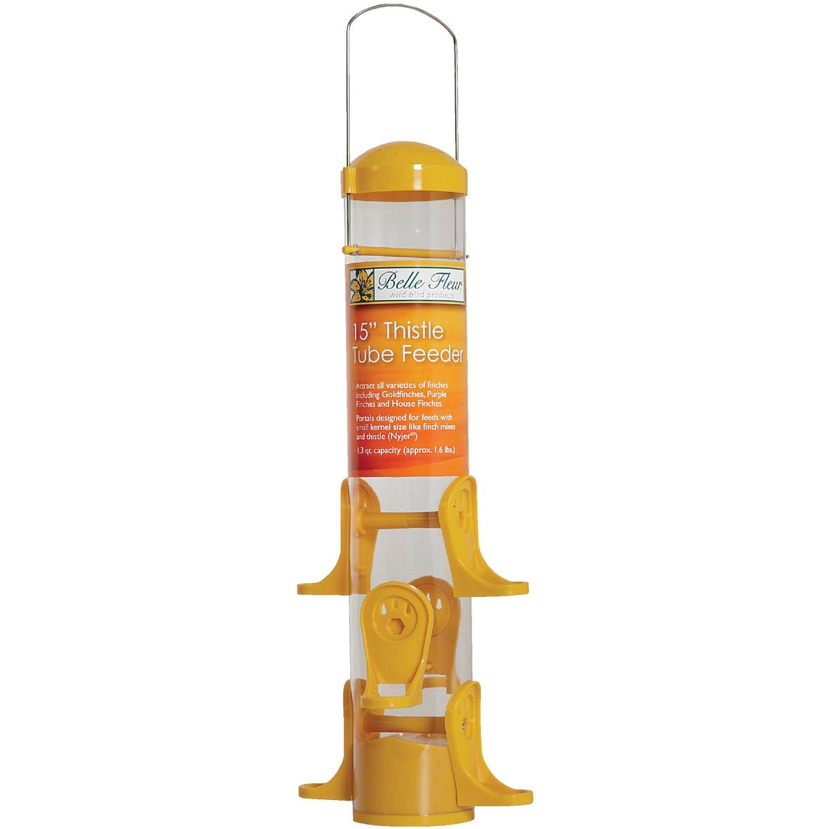 Stokes Select ergonomic perches provide comfortable feeding for small birds.