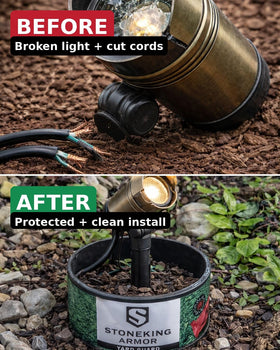 Stoneking Armor connectable-modules allow scalable protection for larger outdoor areas