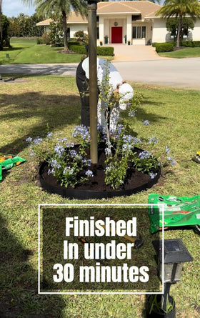 Stoneking Armor easy-ground-installation for quick protection around plants and fixtures