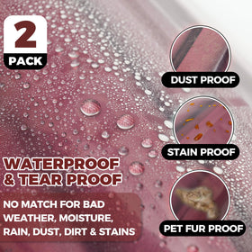Storage Standard waterproof outdoor umbrella cover protects against dust and moisture.
