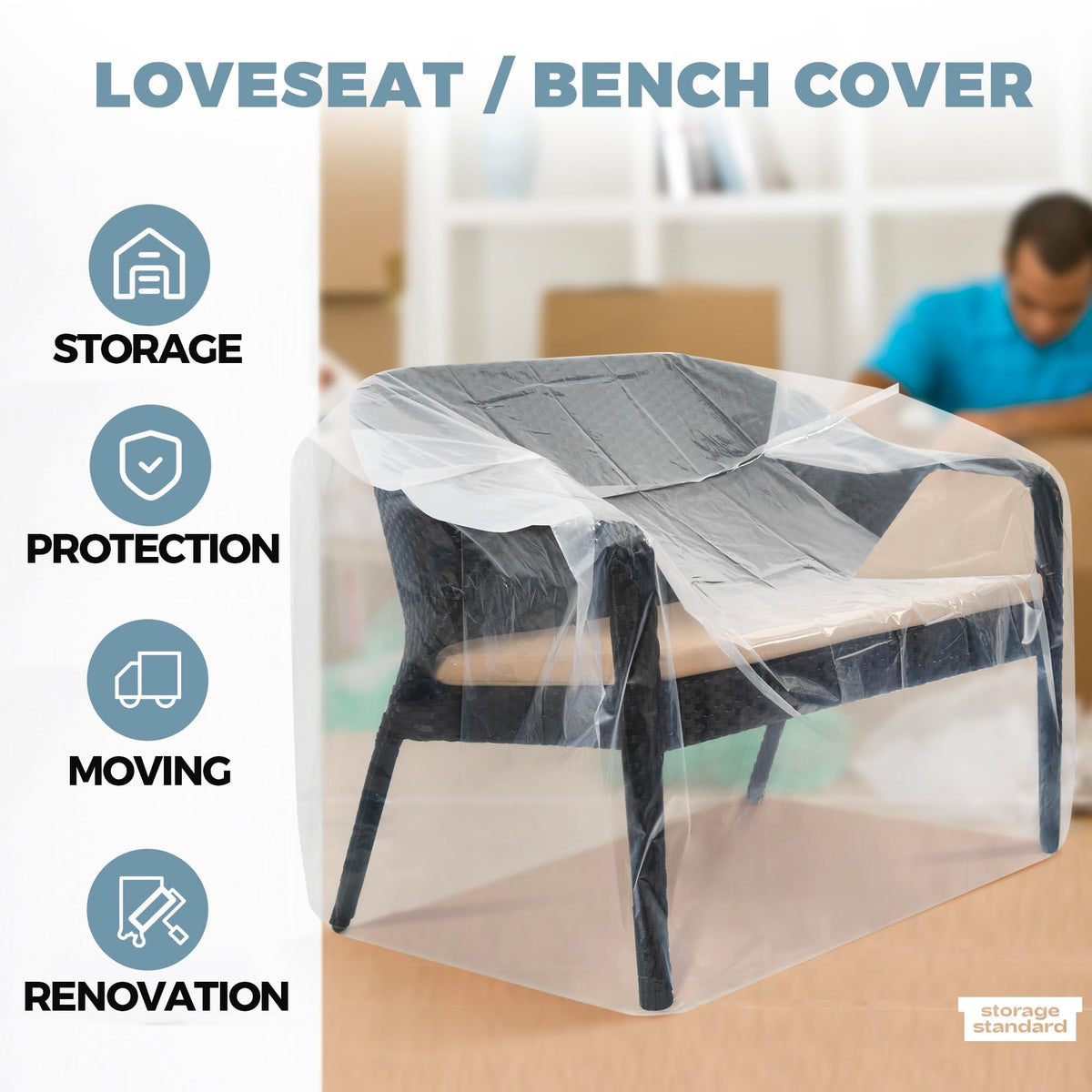 Storage Standard dustproof storage for seasonal protection.