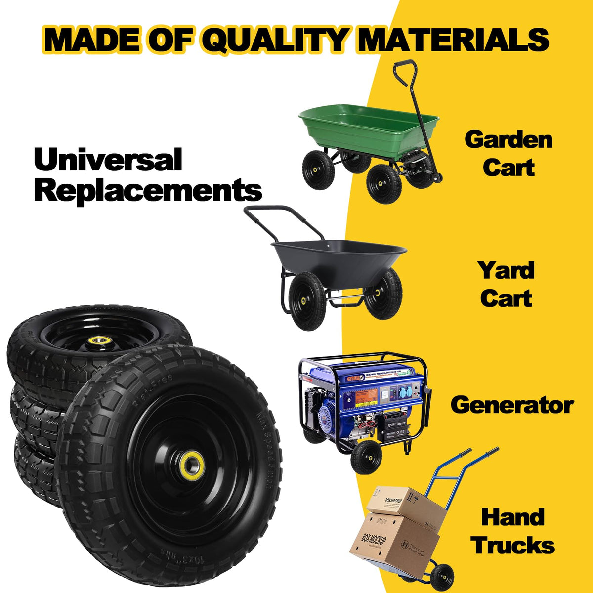 Storystore 2.17-inch offset hub design enhances stability on uneven surfaces.