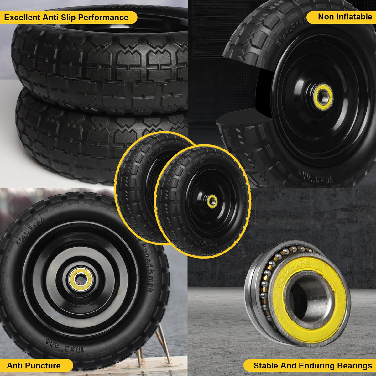 Storystore 58-bearing tire offers longevity when paired with solid construction.