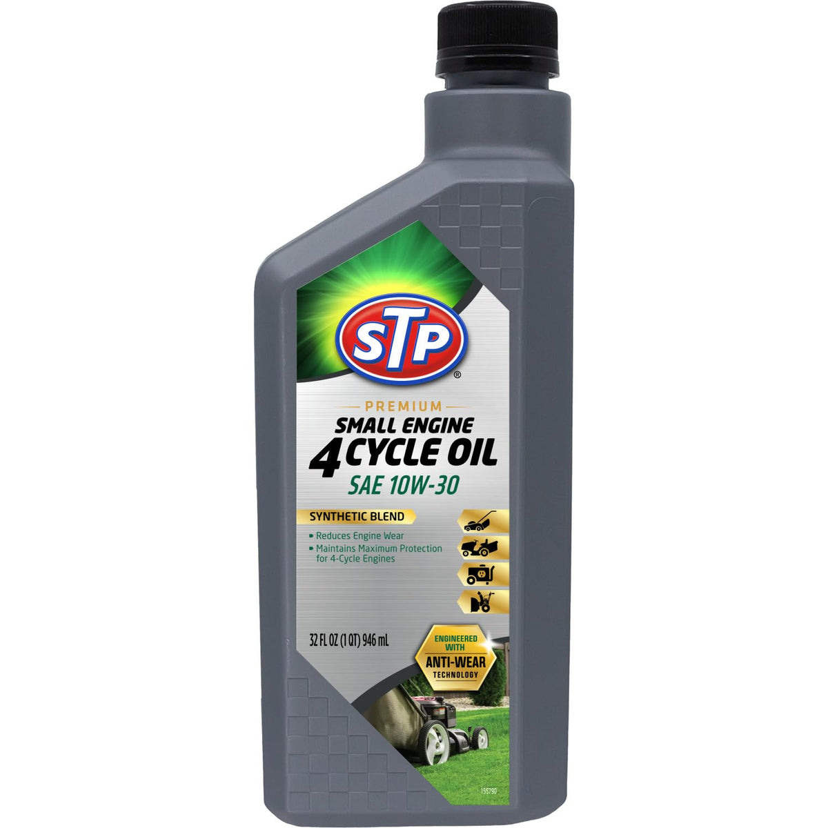 Dipstick check with STP oil for proper lubrication.